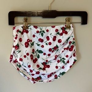 Esther Williams Cherry Bikini 6 Bottoms Red White